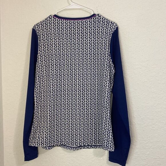 JAG SWIM TIKI GEO Navy SWIM SHIRT - Picture 5 of 7